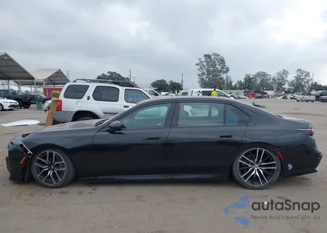 2023 BMW 740 I from USA, damaged, VIN WBA23EH00PCM30022